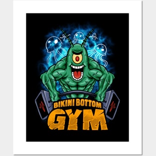 muscle evil Posters and Art